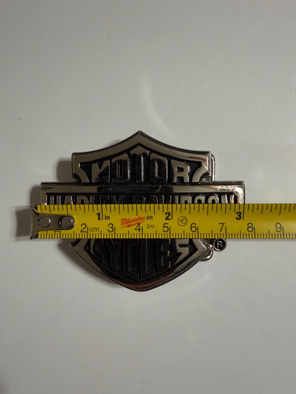 Vintage Harley-Davidson Black and Silver Bar & Shield Belt Buckle 2005 HD. NWOT - Picture 7 of 8